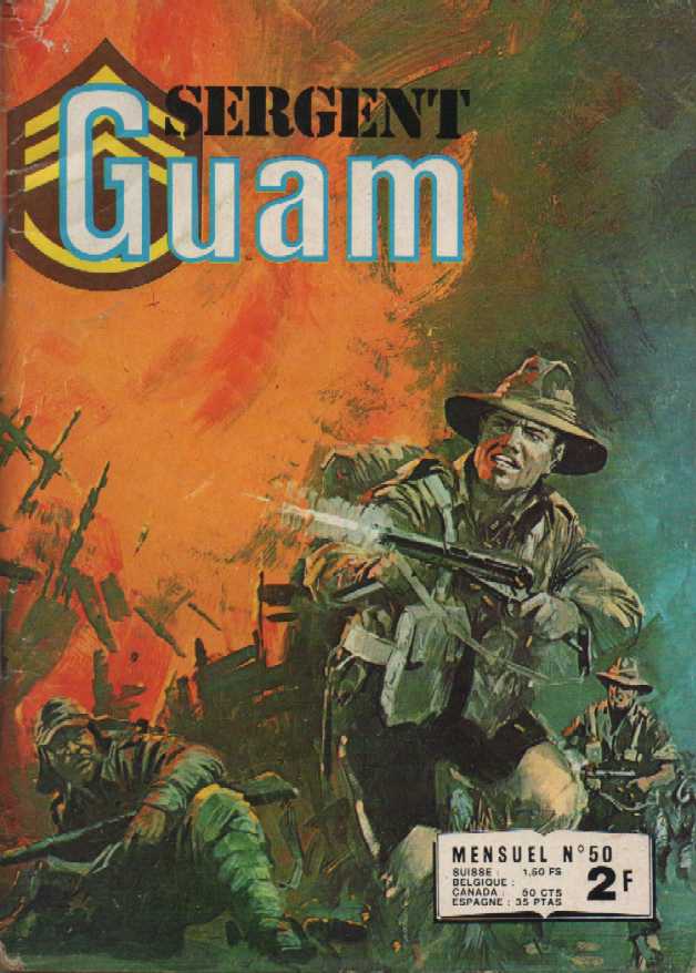 Scan de la Couverture Sergent Guam n 50